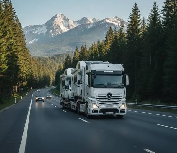 Transport camping car